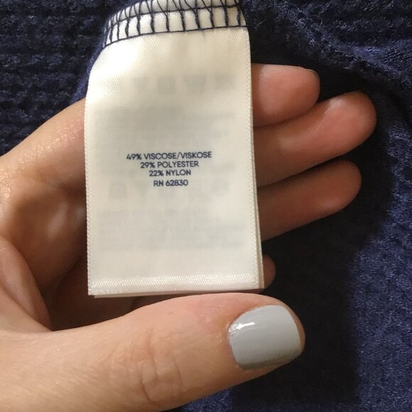 Lands' End thermal top waffle-knit pattern - Picture 4 of 5